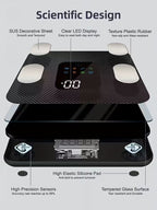 Smart Body Fat Bathroom Digital Scale-4