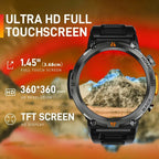 Smartwatch con schermo touch e torcia