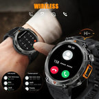 Smartwatch con schermo touch e torcia