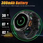 Smartwatch con schermo touch e torcia