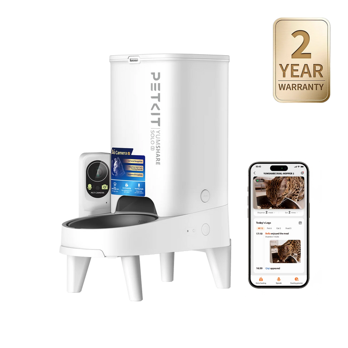 YumShare Solo 2: comedouro automático com câmara