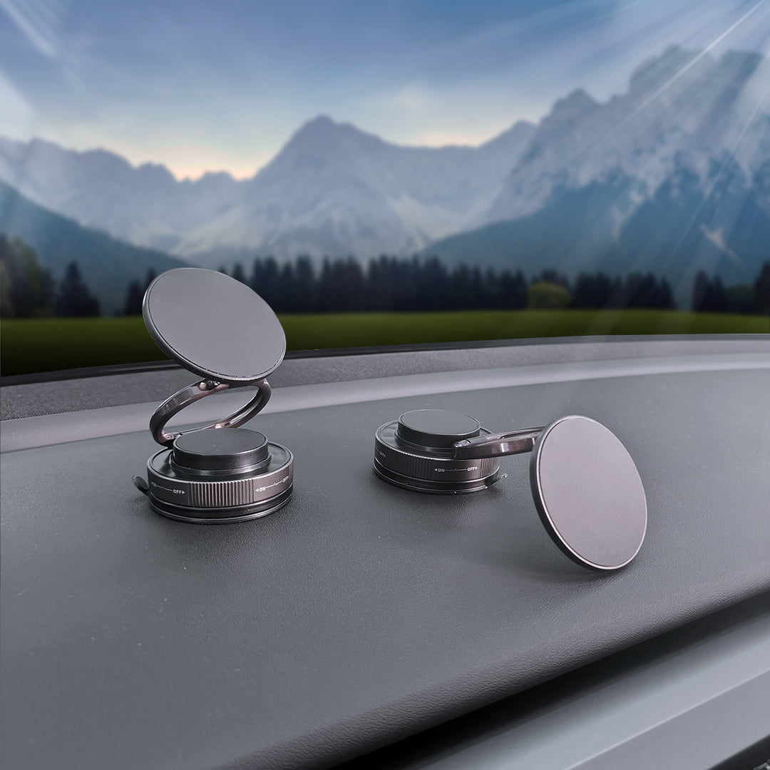 Support magnétique à ventouse Jabees MagMount Flex, rotation 360°