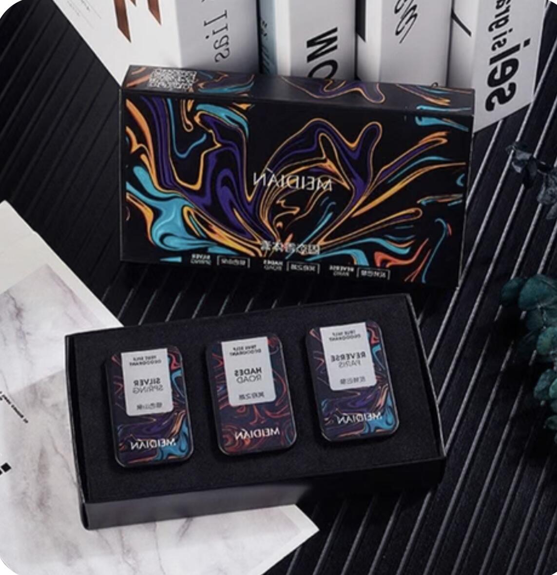 Juego de 3 Perfumes Sólidos con Feromonas