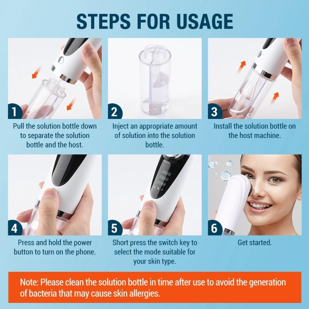 Limpiador Facial Tratamiento al Vacío