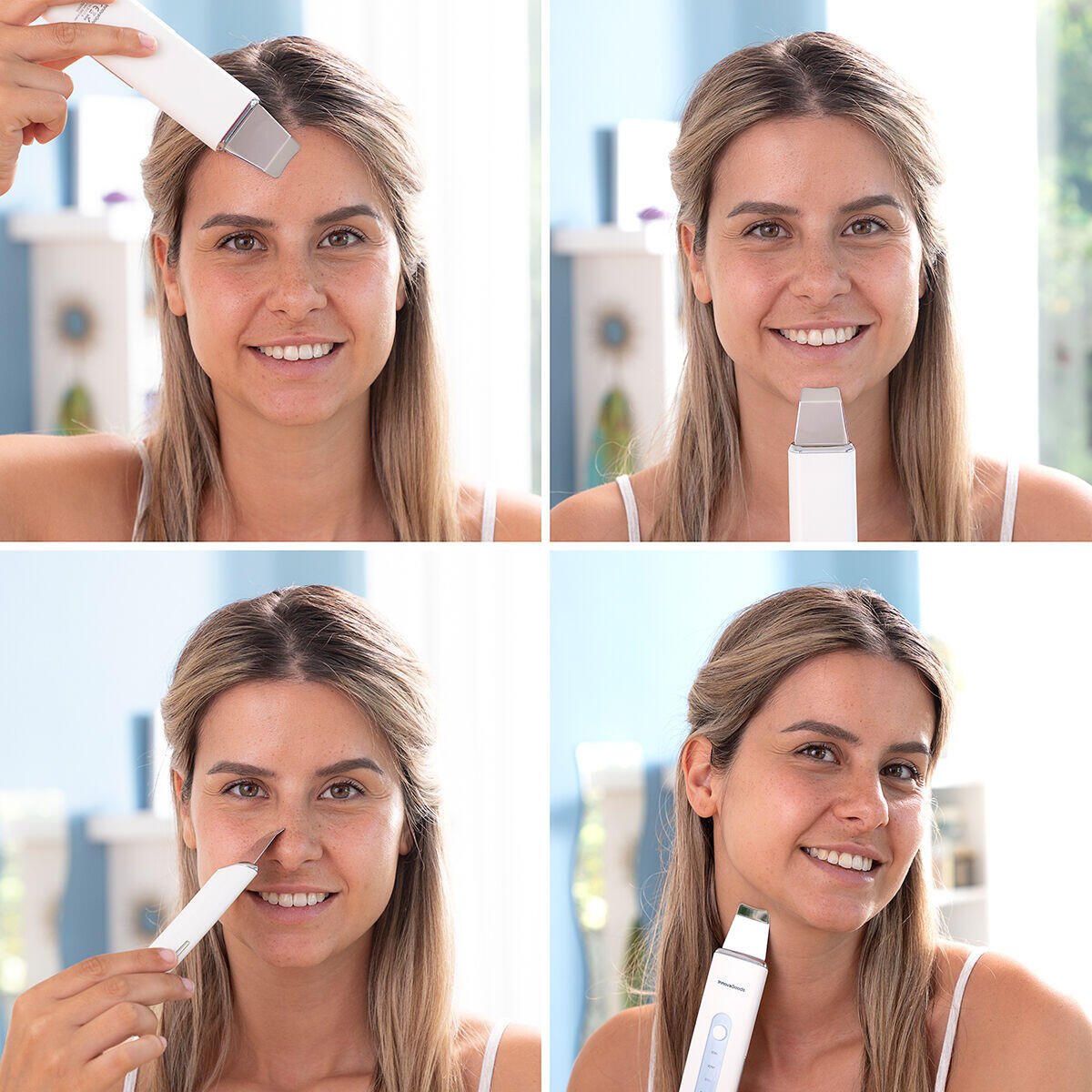 Limpiador Facial Ultrasónico 4 en 1 Falnik