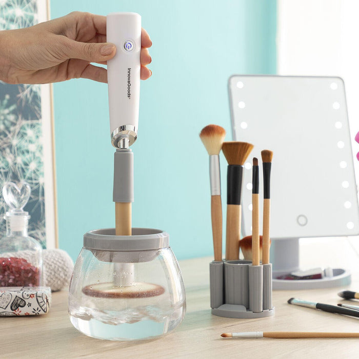 Limpiador y Secador Automático de Brochas de Maquillaje 2-en-1 | Maklin InnovaGoods