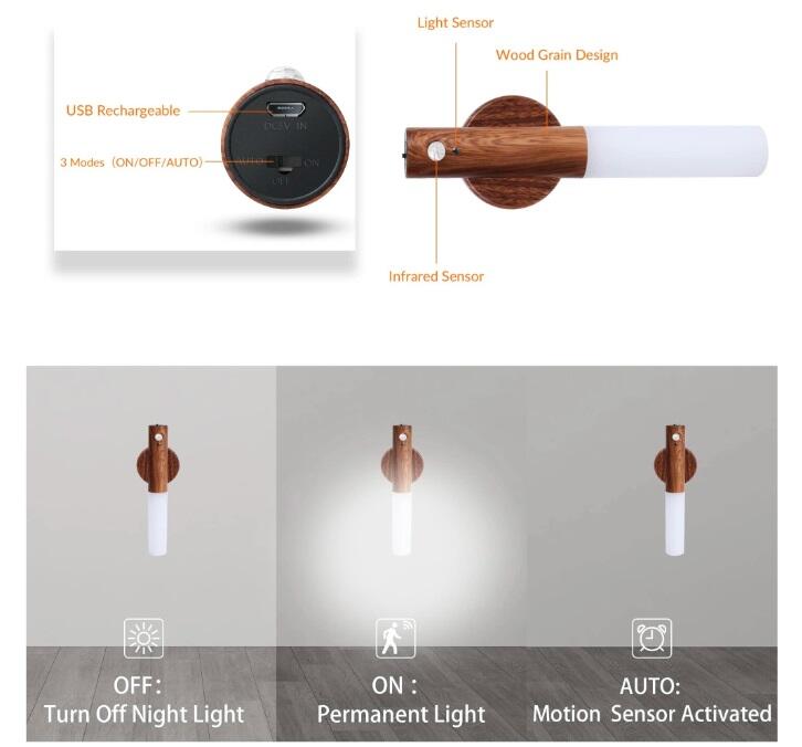 Luz Magnetica con Sensor