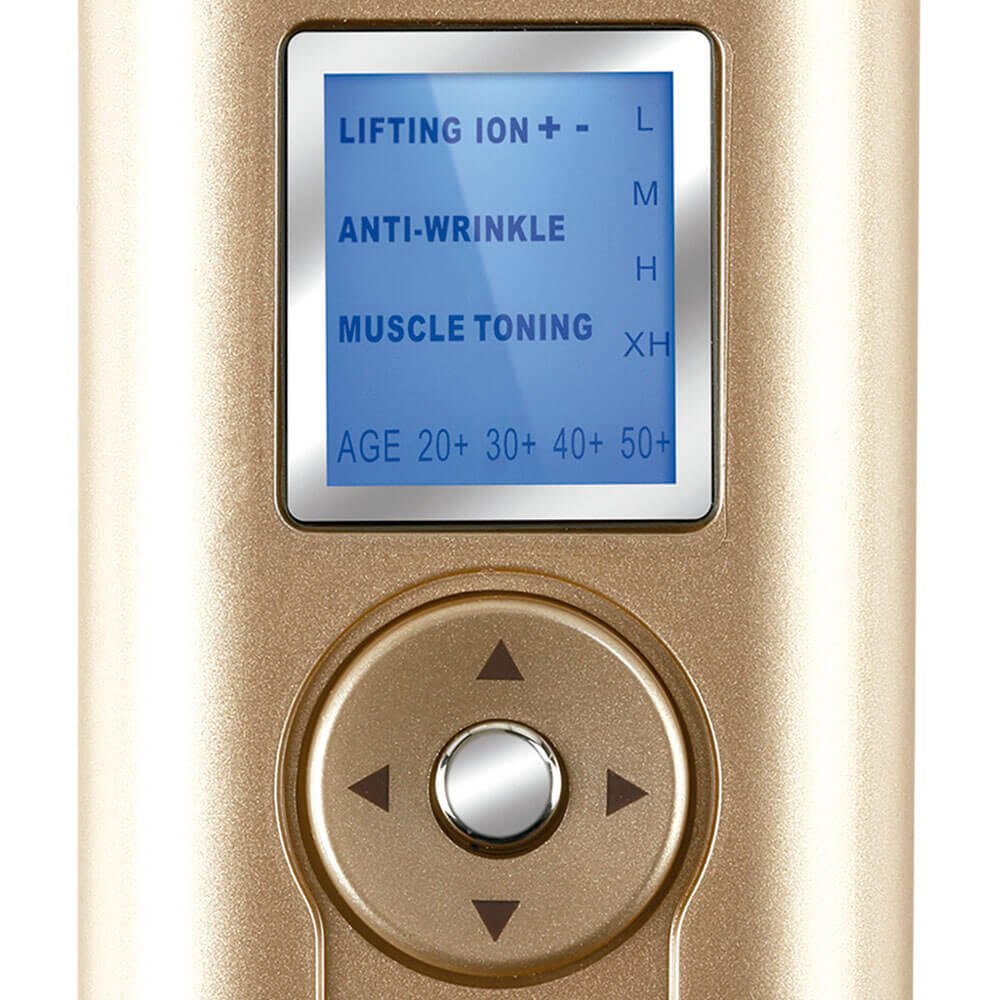 Máquina Galvánica Facial 4 en 1 Hidratación Tonificación 3 Cabezales Gridinlux