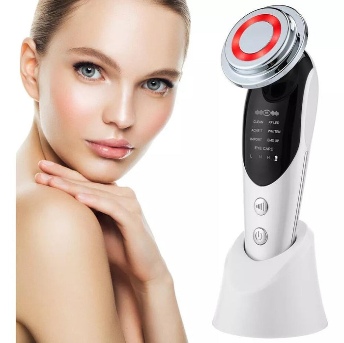 Masajeador facial  antiarrugas con calor y fototerapia