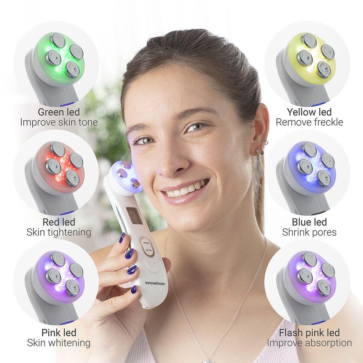 Masajeador Facial, piel radiante y rejuvenecida