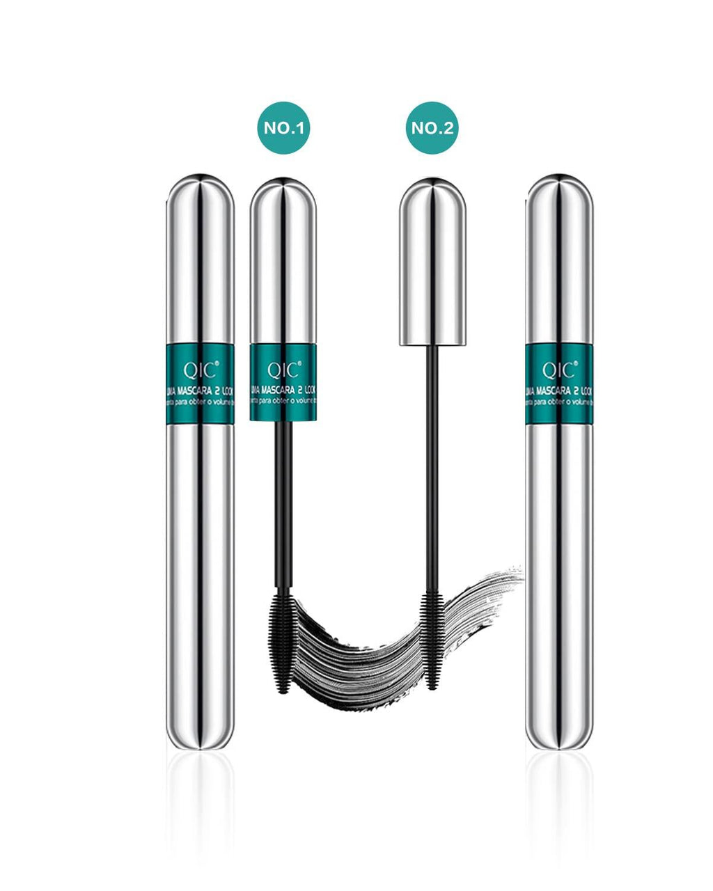 Máscara de Pestañas de Fibra de Seda 4D