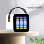 Mini Micrófono con Altavoz Bluetooth con Luz RGB Ideal para Fiestas y Karaoke