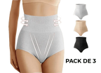 Pack de 3 Bragas Faja Moldeadora push up