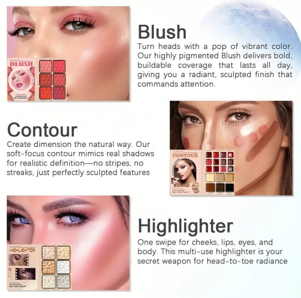 Paleta COCO URBAN Todo en Uno | Rostro, Ojos y Labios | Uso Diario y Regalo