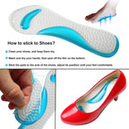 Plantillas Transparentes de Masaje Nitouy Gel Pads Arch Metatarsal Support