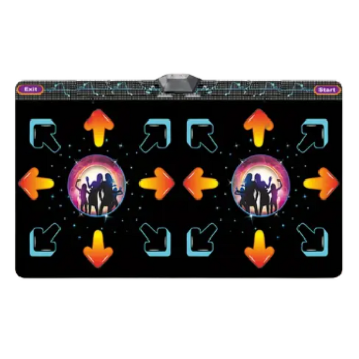 Interactive Two-Player Dance Mat with Motion Sensors and USB Power