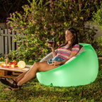 Sillón Hinchable LED Multicolor + Mando | InnovaGoods