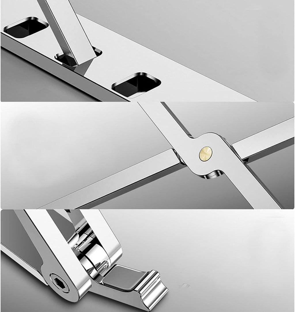 Soporte Ergonómico Plegable para Portátil y Tablet de Aluminio – Ajustable, Resistente y Antideslizante