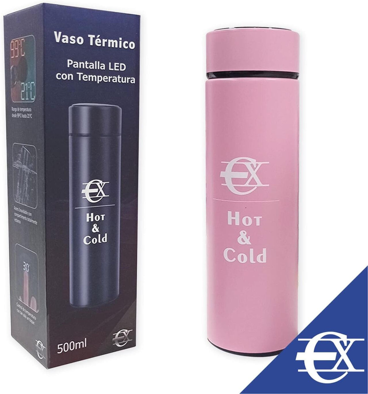 Termo Frío y Calor con Lector de Temperatura