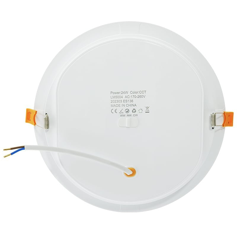 PANEL LED REDONDO EMPOTRAR 12w CCT