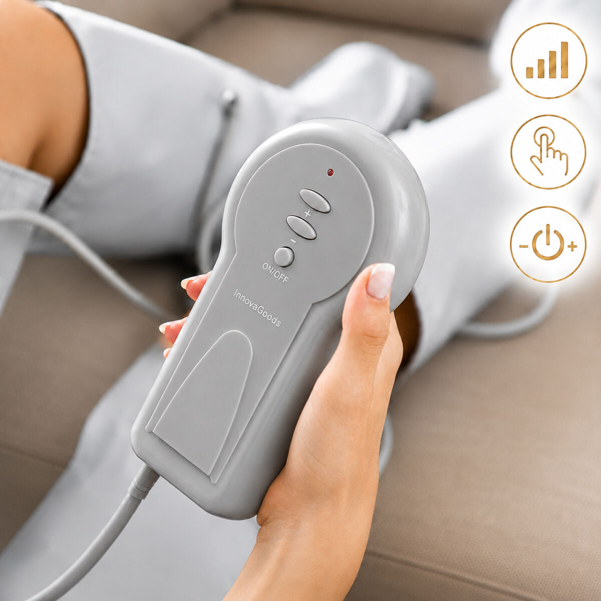 Air compression leg massager Maspres InnovaGoods