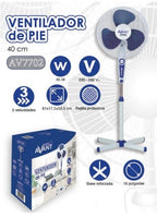 VENTILADOR DE PIE 3 VELOCIDADES